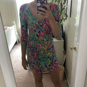 Lily Pulitzer palmetto v-neck t-shirt dress